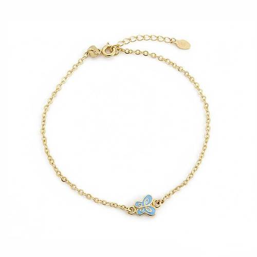 Mavi Mini Kelebek Bileklik