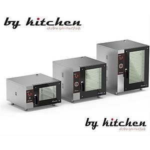 By Kitchen Pastane F�r�n� 10 Tepsili Paslanmaz �elik Nemlendirme �le Pi�irme