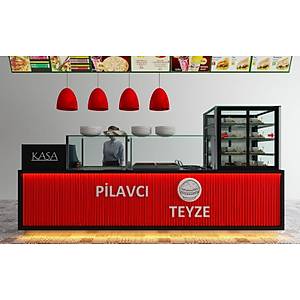 Pilav Sunum Tezgah� - �zel Tasar�m Tezgahlar