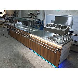 CE Belgeli Gazmer Onayl� Self Servis Yemeklik Self Servis Bankosu