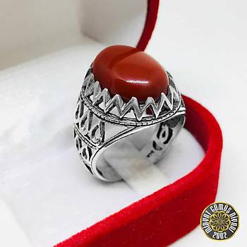 Akik Tal Kubbe Tasarml Gm Erkek Yzk (STOK KODU:20171829)