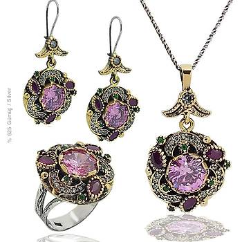 Gm Pembe Tal Otantik Set Tak