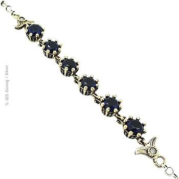 Safir Tal Gm Otantik Bileklik  