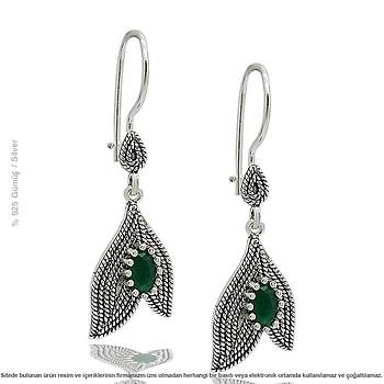 925 Ayar Gm Yaprak Telkari Bayan Kpe (STOK KODU:20170059)