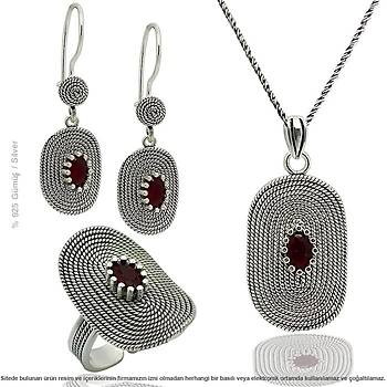 Gm Oval Tasarm Telkari Bayan Set (STOK KODU:20170513)
