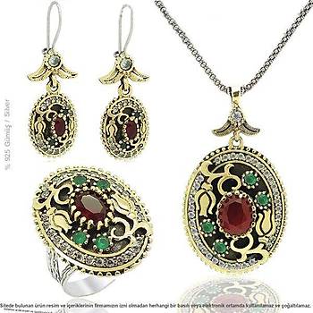 Gm Lale Motifli Doal Tal l Set Tak (STOK KODU:20171441)