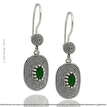 925 Ayar Gm Mekik Telkari Bayan Kpe (STOK KODU:20170056)