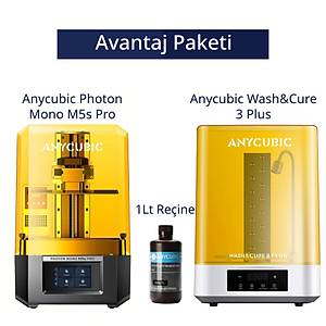 Anycubic Photon Mono M5S Pro SLA 3D Yaz�c� Avantaj Paketi