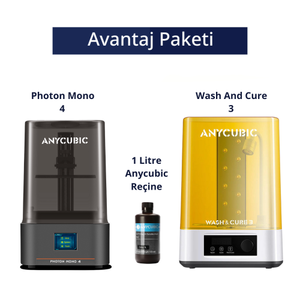 Anycubic Photon Mono 4 Re�ineli 3D Yaz�c� Avantaj Paketi