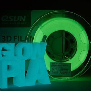 Esun - PLA + Filament 1.75 mm Fosforlu Ye�il