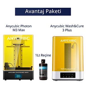 Anycubic Photon M3 MAX Re�ineli SLA 3D Yaz�c� Avantaj Paketi