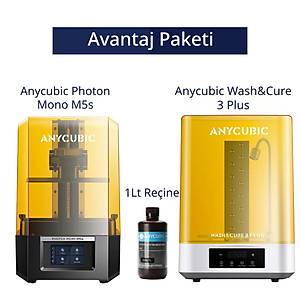 Anycubic Photon Mono M5S SLA 3D Yaz�c� Avantaj Paketi
