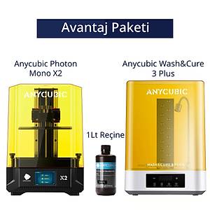 Anycubic Photon Mono X2 SLA 3D Yaz�c� Avantaj Paketi
