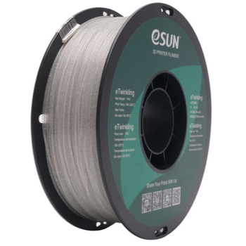 Esun - eTWINKLING Filament 1.75 mm Gümüş Gri