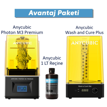 Anycubic Photon M3 Premium SLA 3D Yazc Avantaj Paketi