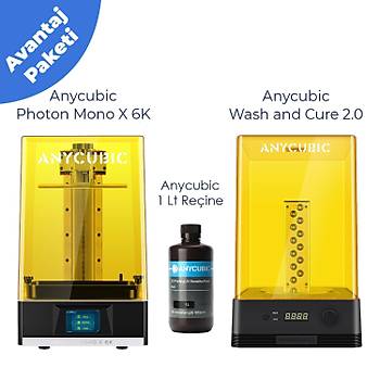 Anycubic Photon Mono X 6K SLA 3D Yazc Avantaj Paketi