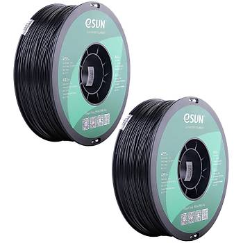 ESUN ABS + x2 Siyah 1.75mm 2li Paket Filament