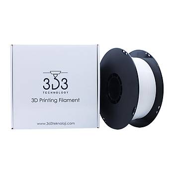 3D3 Tough PLA Filament 1.75 mm Beyaz