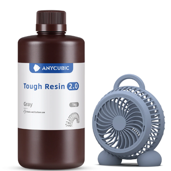 Anycubic UV Tough (Sert Esnek) Gri Reine 1 kg