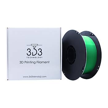 3D3 PLA Plus Filament 1.75 mm Yeþil