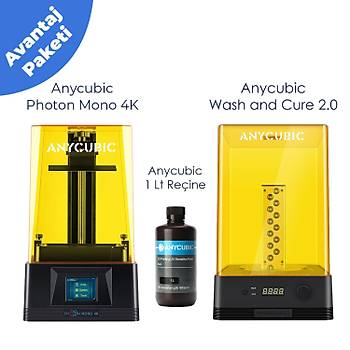 Anycubic Photon Mono 4K SLA 3D Yazc Avantaj Paketi