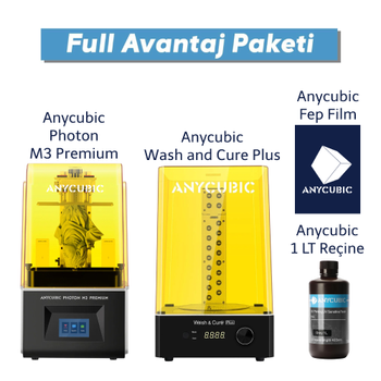Anycubic Photon M3 Premium SLA 3D Yazc Full Avantaj Paketi