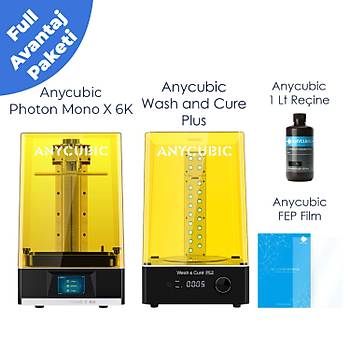 Anycubic Photon Mono X 6K SLA 3D Yazýcý Ultra Avantaj Paketi