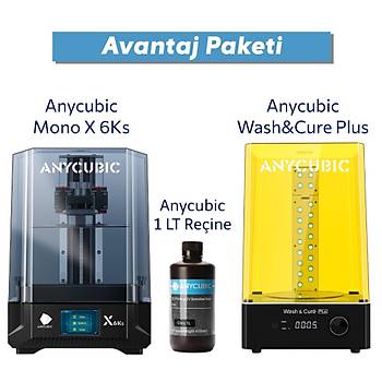 Anycubic Photon Mono X 6Ks SLA 3D Yazc Avantaj Paketi