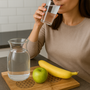 Su canland�r�c�, meyve-sebze canland�r�c�. Hem s�rahi ayn� anda bardak i�in