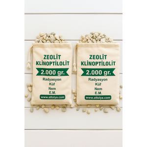 4.000 gr. RADYASYON-K�F-NEM ���N ZEOL�T TA�LARI- 2.000 gr. x 2 PAKET