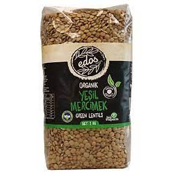 Edos Organik Yeil Mercimek- 1 kg.