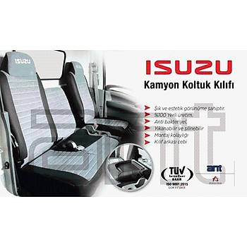 Isuzu NPR 75 Koltuk K�l�f� Orj. (Gri-Siyah) 2011-2017 Model