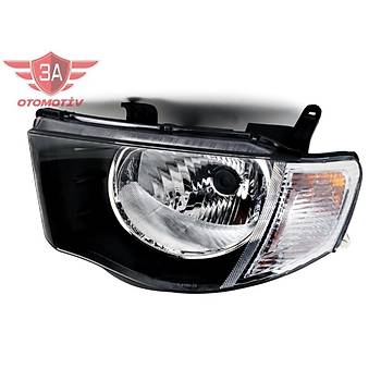 Mitsubishi L200 CR Far Sol 07-10 Model Motorlu (Beyaz Sinyalli)