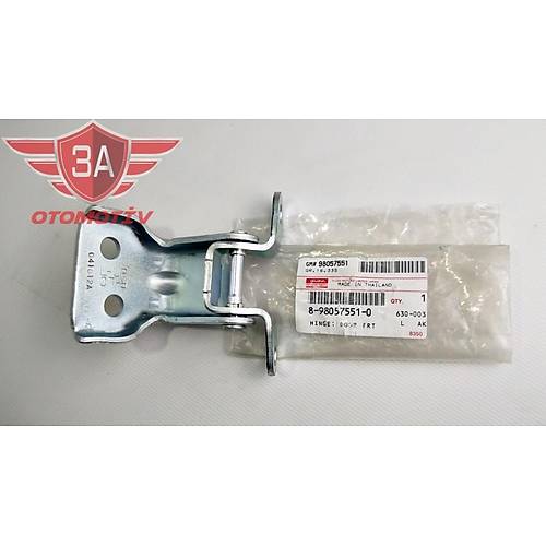 Isuzu D-Max Kap� Mente�esi Arka �st Sol Orjinal