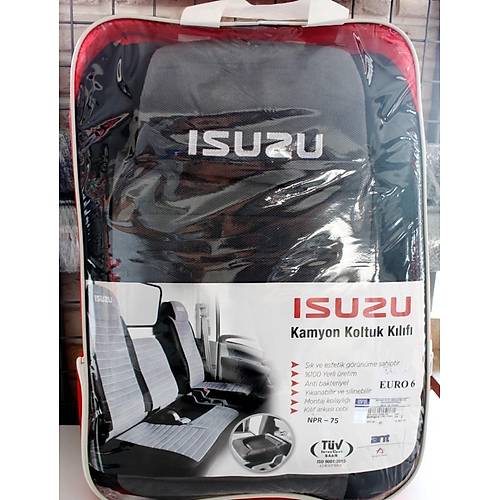Isuzu NLR-NNR Koltuk K�l�f� Orj. (Siyah-Siyah)2011-2017 Model