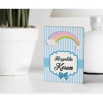 Erkek Bebek Hediye Seti - ikolata, Magnet, Kap Ss - Bulut