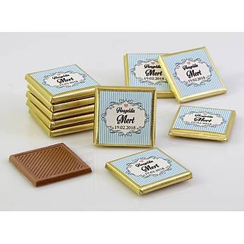 Erkek Bebek Dkme ikolata - ereveli