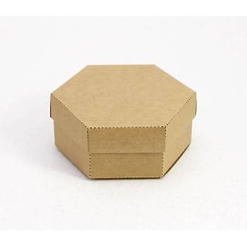 10 x 9 x 4 cm Altgen Kapakl Kraft Karton Kutu