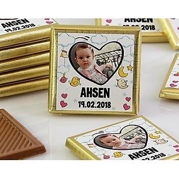 Kz Bebek Dkme ikolata - Fotorafl Kalp