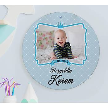 Erkek Bebek Hediye Seti - ikolata, Magnet, Kap Ss - Fotorafl