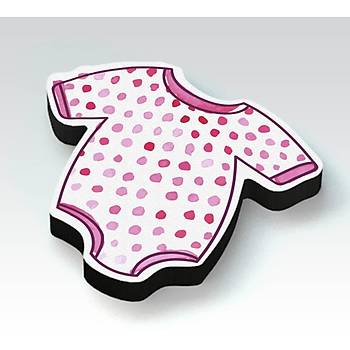 Ahşap Kız Bebek Temalı Figür - 50 Adet - Mini Boy