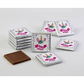 Kz Bebek Hediye Seti - ikolata, Magnet, Kap Ss - Face Unicorn