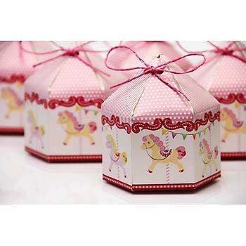 Byk Atl Karnca eker Kutusu - Pembe
