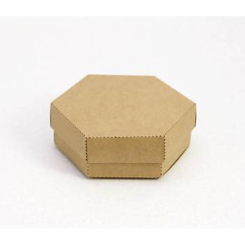 10 x 9 x 3 cm Altgen Kapakl Kraft Karton Kutu