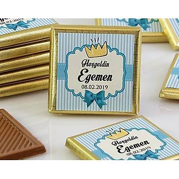 Erkek Bebek Dkme ikolata - Prens