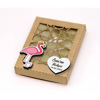 Figr Flamingo Detayl Kutulu Kna - Bebek  ekeri