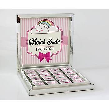 Kz Bebek Hediye Seti - ikolata, Magnet, Kap Ss - Gkkua, Bulut