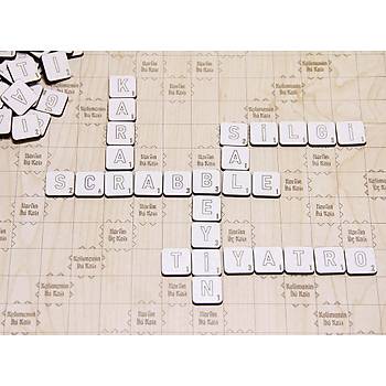 Kelime retme Oyunu - Kelime Av - Yerli retim Ahap Trke Scrabble