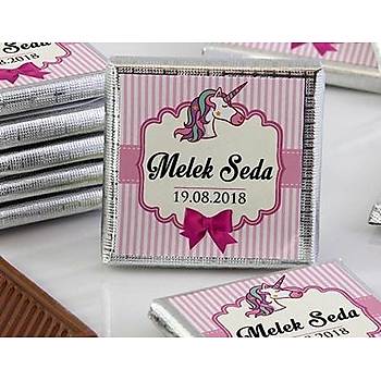 Kz Bebek Dkme ikolata - Unicorn