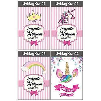 UV Baskl Ahap Kz Bebek Magnet